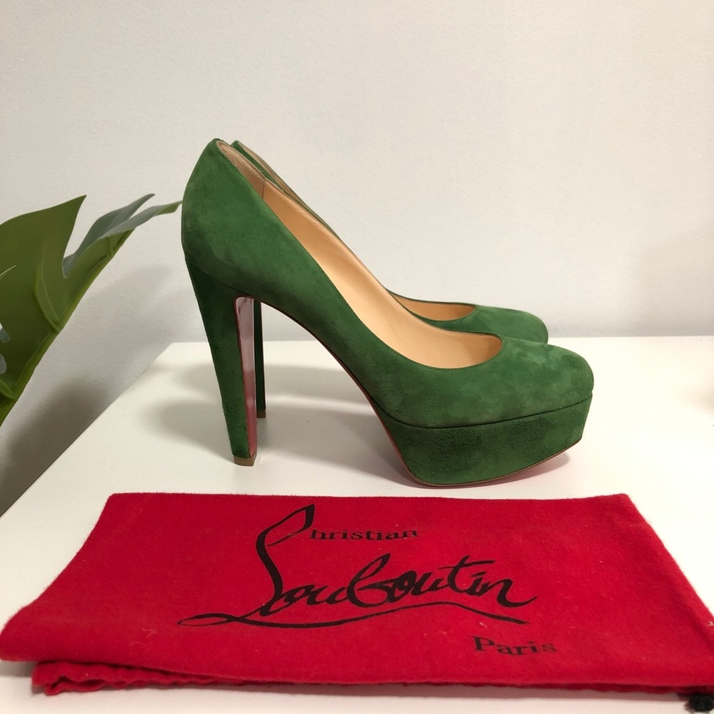 Christian Louboutin 120 Bibi Suede Pumps